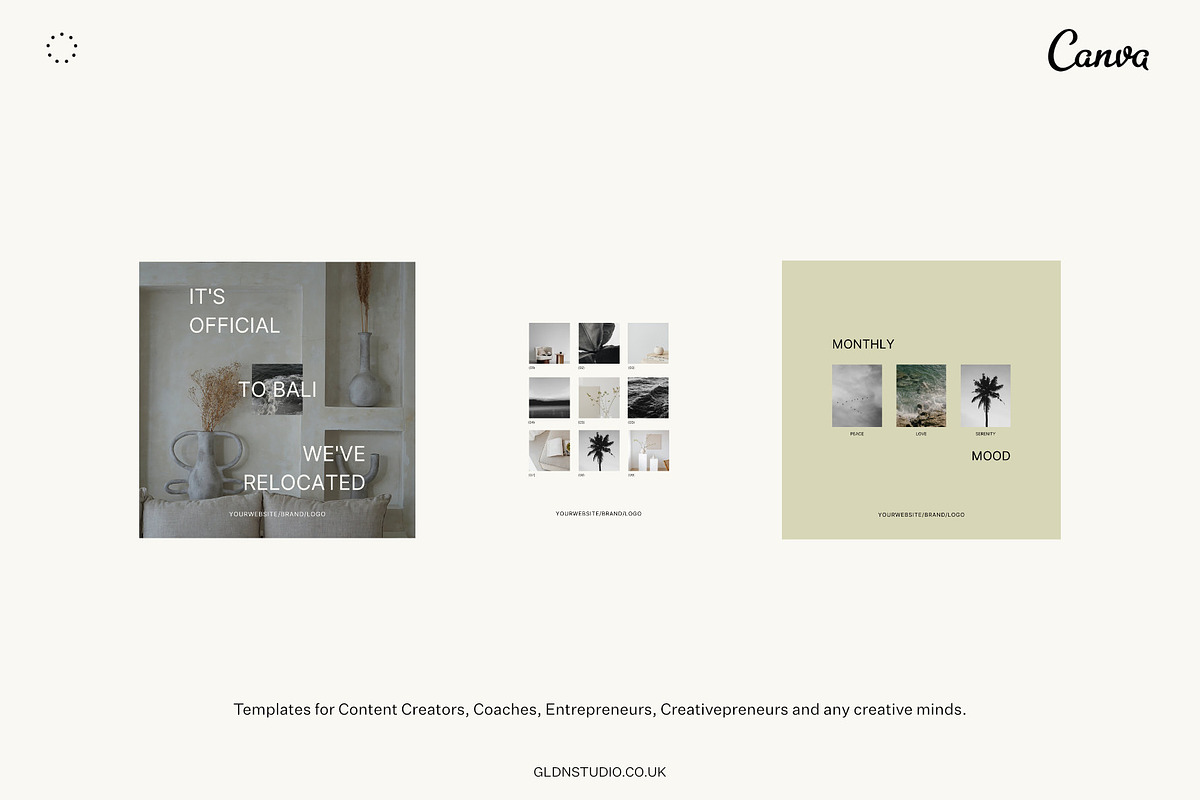 Minimal Canva Templates, a Social Media Template by GLDN Studio (Photo 5 of 8)