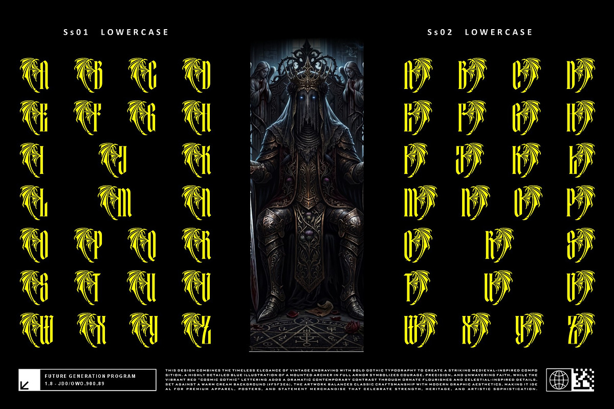 Mortal Blade Typeface, a Blackletter Font by alit design (Photo 9 of 20)
