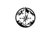 Mountain Compass Adventure Set, a Graphic by hafijul (Thumbnail 4 of 6)