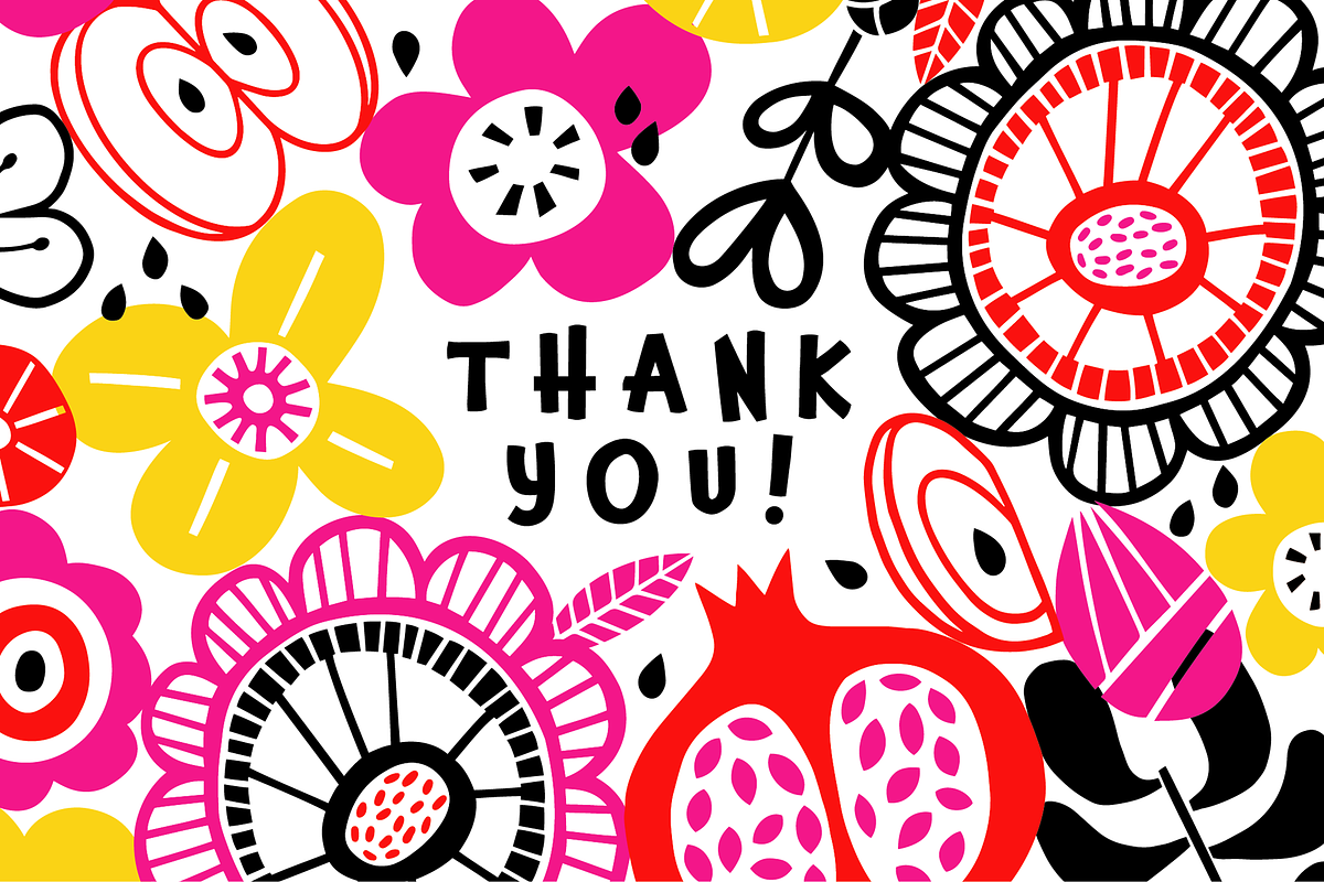 Fruity Floral Folk Collection, a Pattern Graphic by rouxsupplyco (Photo 12 of 12)
