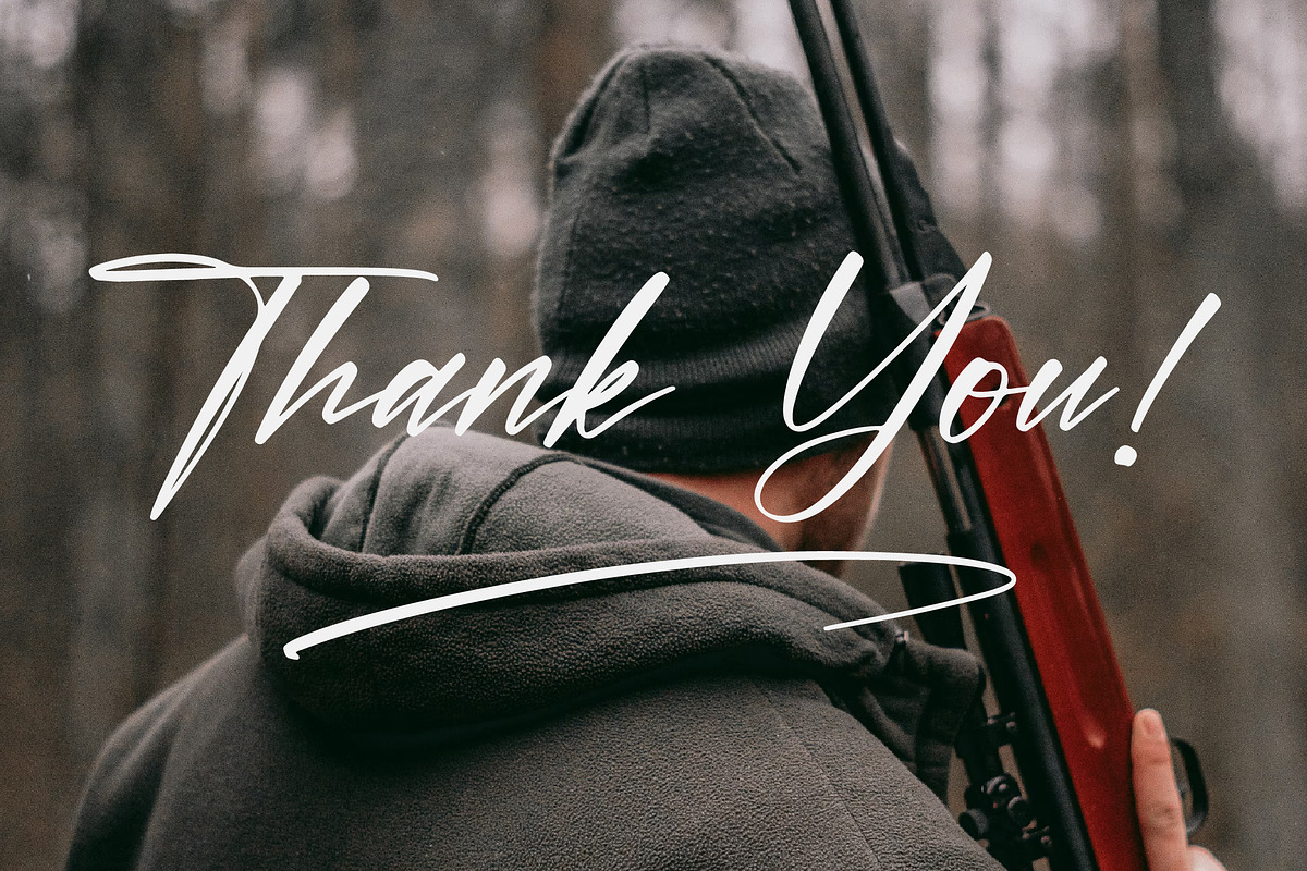 Hunterlost Modern Signature Font, a Script Font by Letterena Studios Script (Photo 15 of 15)