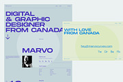 Marvo — Portfolio Figma Template, a Landing Page Template by Spartak Vee (Thumbnail 7 of 8)