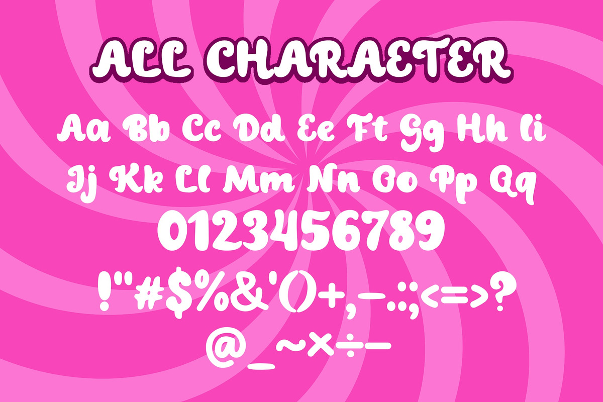 Teddy Love Font, a Handwritten Font by MyFontsShop (Photo 5 of 5)
