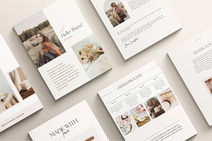 Line Sheet Wholesale Canva Template