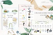 Wedding timeline map & story creator, a Food Illustration by LABFcreations (Thumbnail 3 of 26)