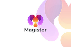 Magister Gradient Colorful Style., a Branding & Logo Template by ModalTampang