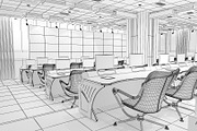 TV Studio Control Room 1, an Architecture 3D Model by akerStudio (Thumbnail 3 of 42)