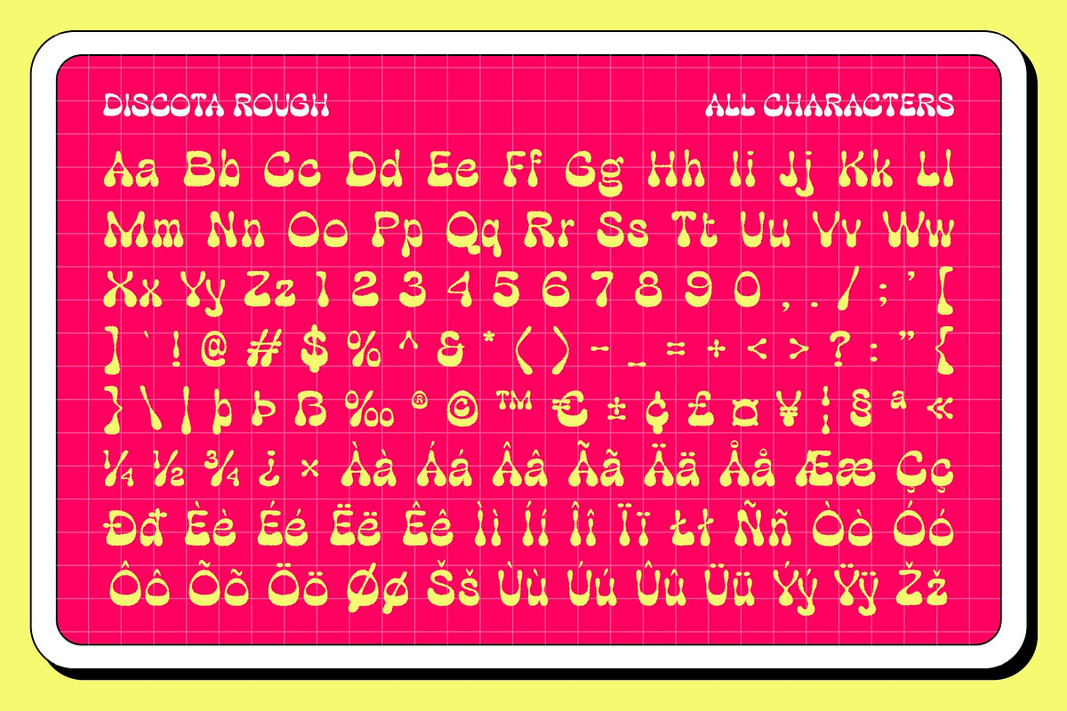 Discota Rough, a Sans Serif Font by Craft Supply Co. (Photo 8 of 8)