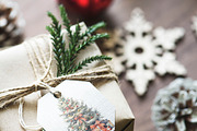 Christmas tree watercolor clipart PN, an Object Graphic by MyLittleMeow (Thumbnail 8 of 8)