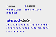 BINNEK | Athletic Font, a Font by twinstd (Thumbnail 12 of 14)