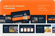Logistics & Transport PowerPoint, a Presentation Template by Annora Studio (Thumbnail 1 of 5)