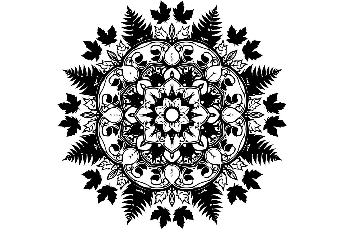 Round Floral Mandala Bundle, a Decorative Illustration by Designer_Momina (Photo 12 of 19)