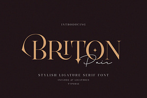 Briton Pair – Luxury Serif & Script