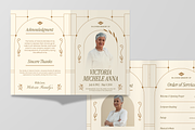 Funeral Program Bifold Brochure, a Flyer Template by Annora Studio (Thumbnail 3 of 6)