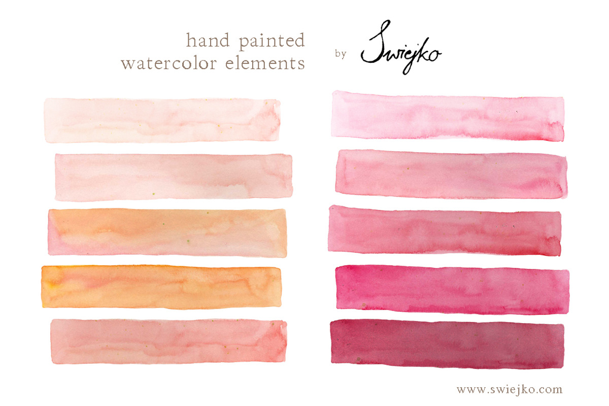Watercolor - Stripes, an Illustration by swiejko