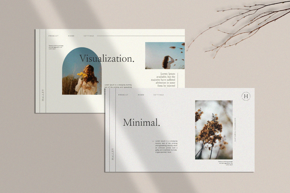 Halley - PowerPoint Template, a Presentation Template by Secret Visual (Photo 5 of 9)