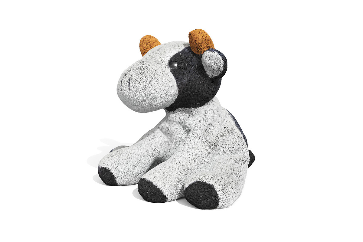Toy Little Cow, an Animal 3D Model by 3DCargo (Photo 1 of 16)