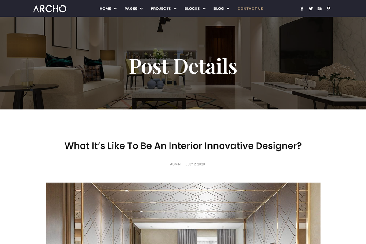 Architecture Interior Elementor Kit, a Landing Page Template by Elite Templates (Photo 12 of 13)