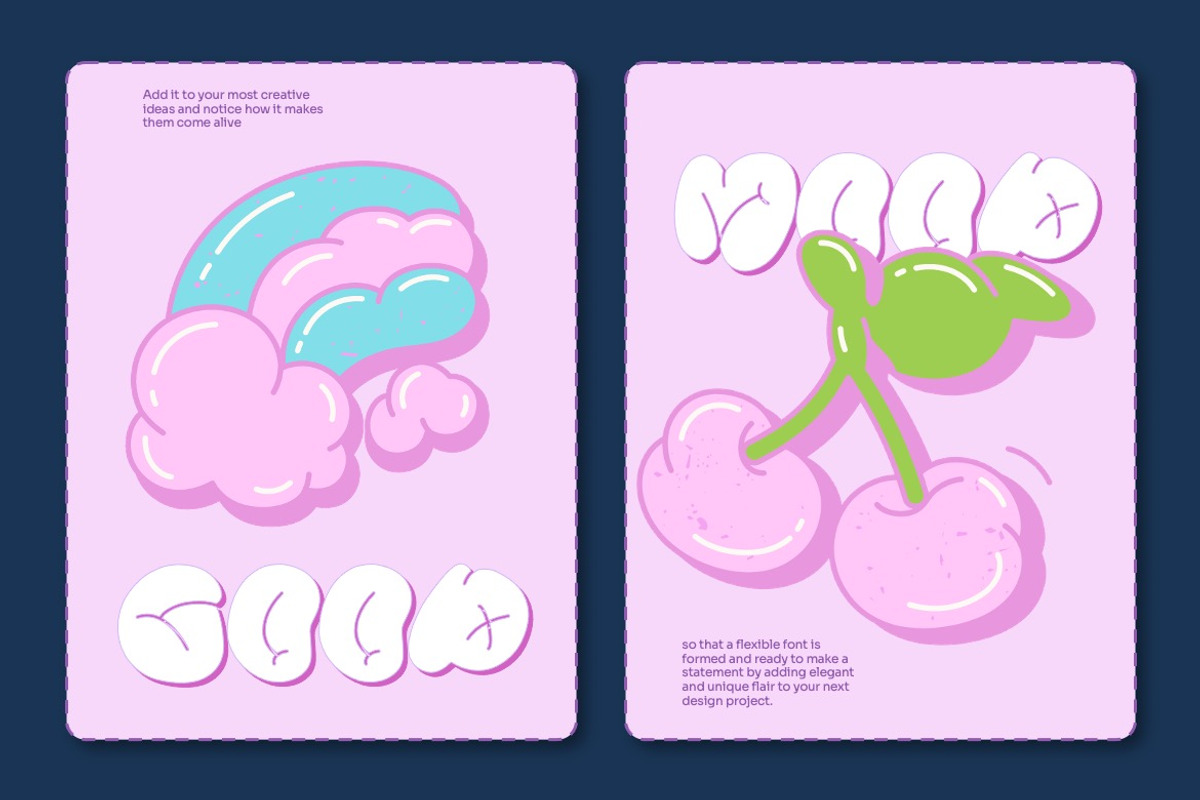 Rousael - Liquid Display Font, a Handwritten Font by Dhabee (Photo 9 of 14)