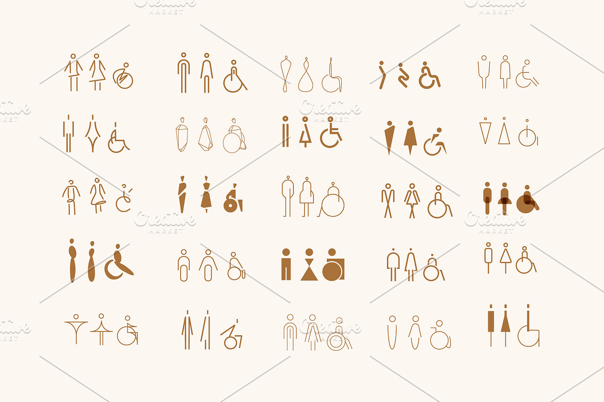 Toilet Symbol, an Object Illustration by Anna (Photo 2 of 6)