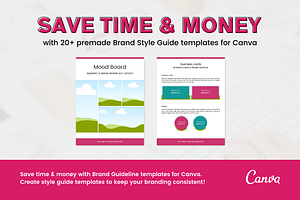 Brand Style Guide Template For Canva