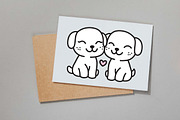 11 Cute Puppy Dog Character Doodle, an Animal Illustration by jongcreative (Thumbnail 3 of 6)