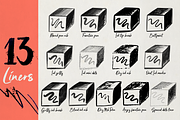 Procreate Ink Brushes, a Brush Add-On by Michal Design (Thumbnail 2 of 5)
