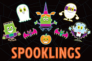 Halloween Spooklings, an Illustration by steckfigures (Thumbnail 1 of 13)