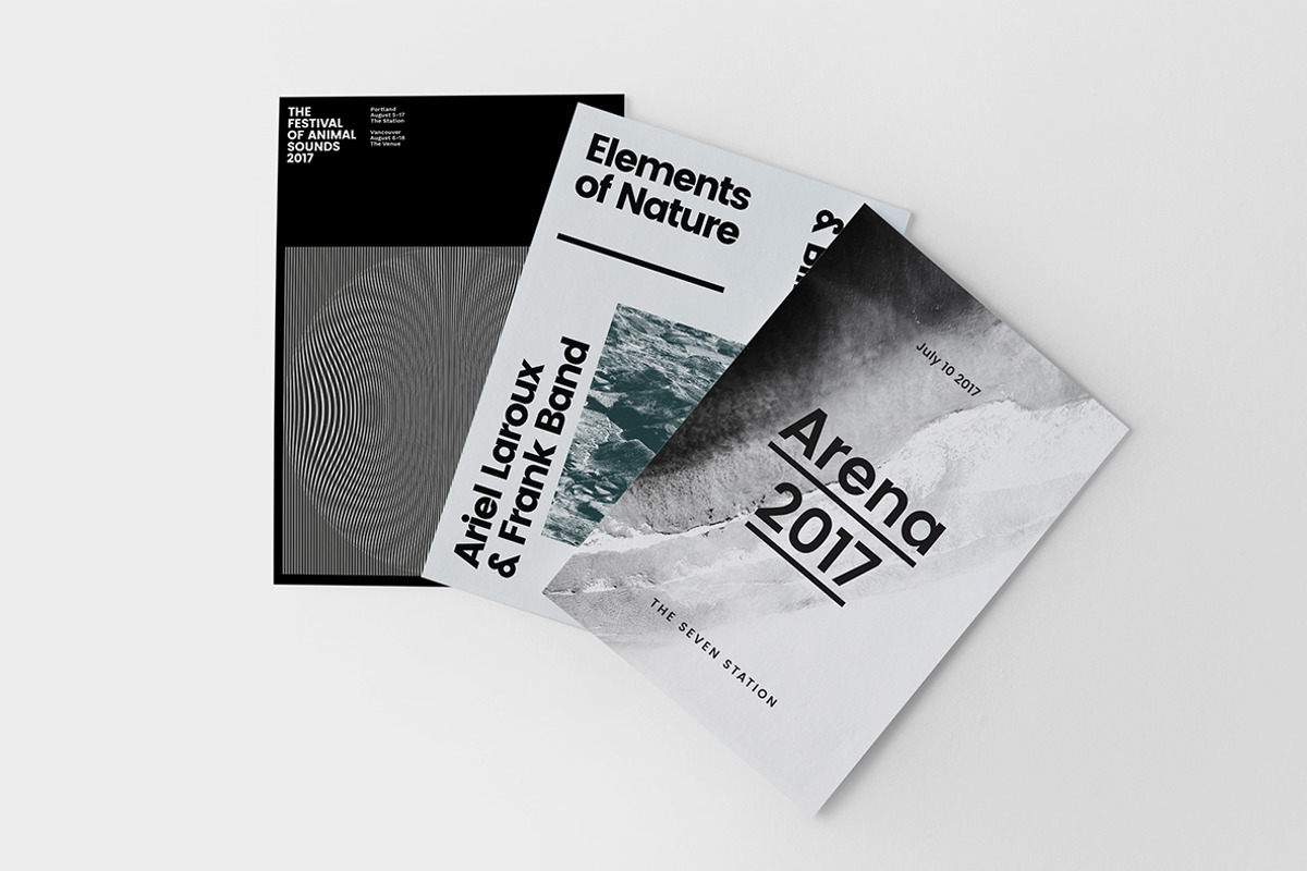 Minimal Flyer Kit, a Flyer Template by Viaduc (Photo 2 of 10)