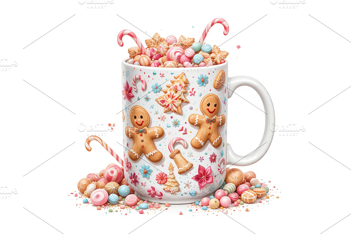 Sweet Christmas Sublimation, a Seasonal Illustration by Creative design (Photo 4 of 7)
