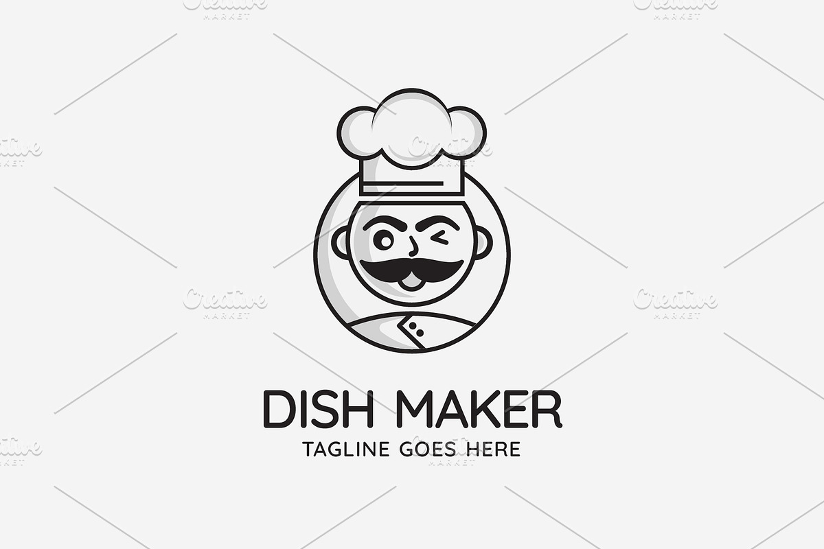 Dish Maker Logo - Chef Logo, a Branding & Logo Template by Creattlle (Photo 2 of 4)