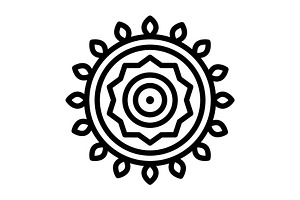 Hawaiian hawaii black icon, an Outline Icon by Creative priyanka
