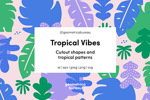 Tropical Vibes, a Pattern Graphic by Geometrica Bureau