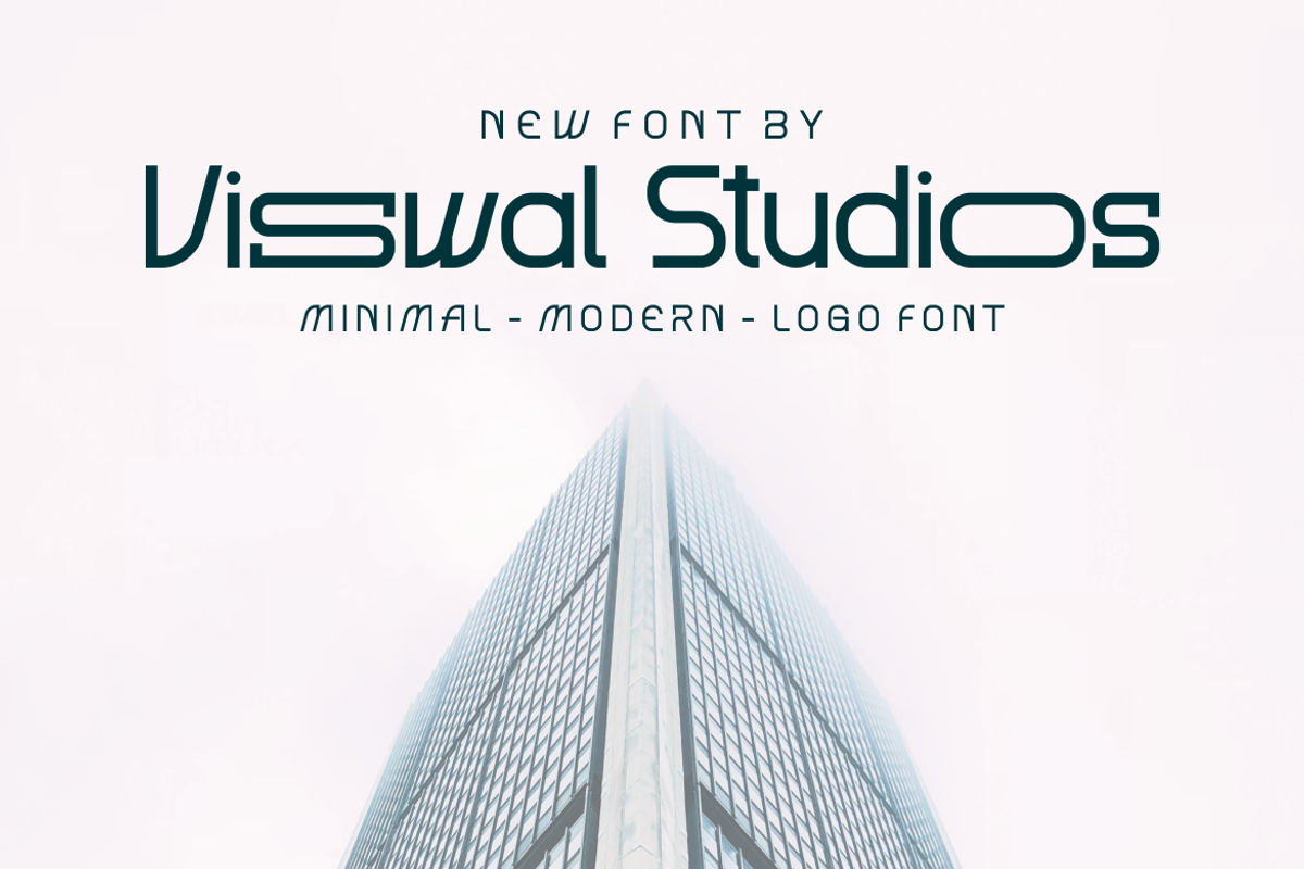 Kinge QooM - Modern Logo Font, a Sans Serif Font by Viswal Studio (Photo 3 of 8)