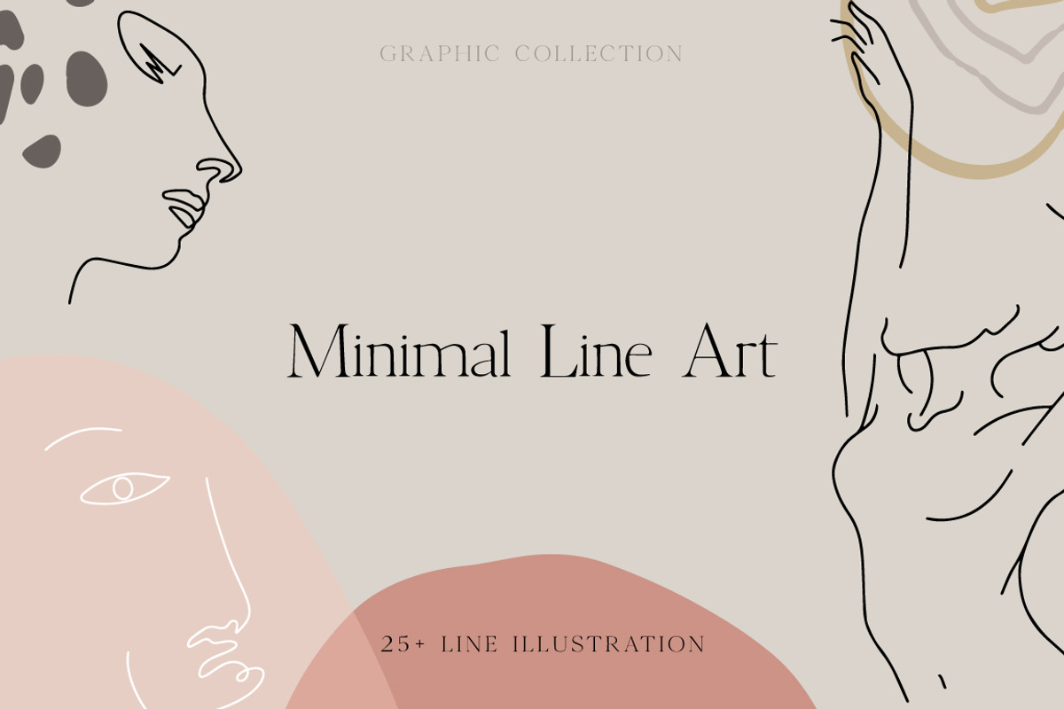 Minimal Line Art Collection, an Illustration by Digital Hustler (Photo 1 of 4)