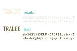 Tralee Font / Two Styles