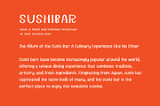 SushiBar, a Handwritten Font by MTK Studio (Thumbnail 3 of 6)