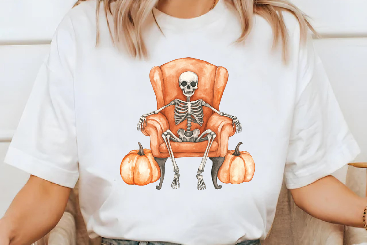 Halloween Movie Night Clipart Bundle, an Illustration by Libby Wishes (Photo 5 of 7)