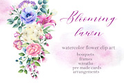 BLOOMING LAWN, an Illustration by ViсkyArtDesign (Thumbnail 1 of 12)