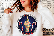 Funny Christmas Middle Finger Png, an Illustration by SinaCreation (Thumbnail 3 of 7)