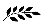 Botanical Leaf Silhouette Bundle, an Illustration by Creativeshirt (Thumbnail 33 of 51)