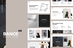 BANOE - Modern Keynote Template