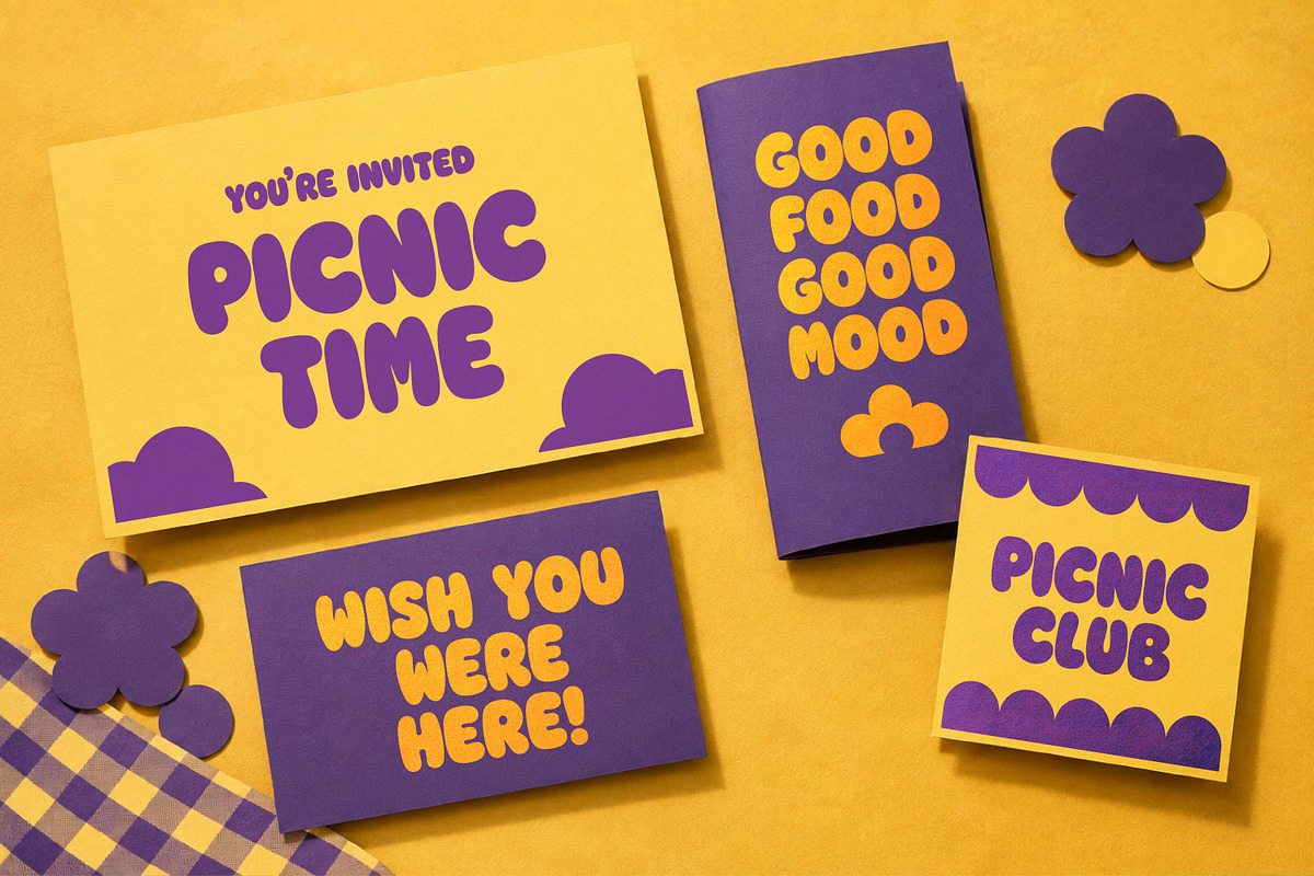 Chunky Bean - Bold Playful Display, a Sans Serif Font by Gumrega Studio (Photo 6 of 8)