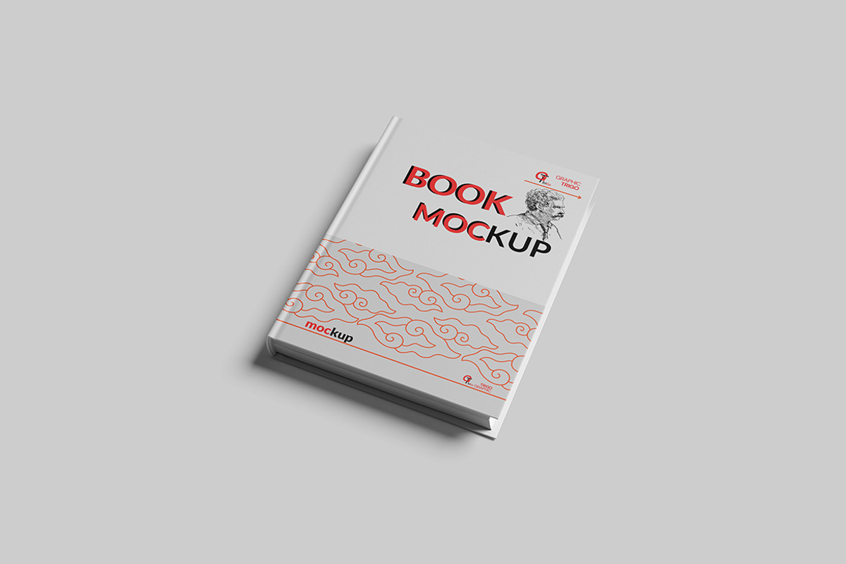 Book Cover Mockup, a Books & Magazine Mockup by Pikachudesign (Photo 2 of 4)