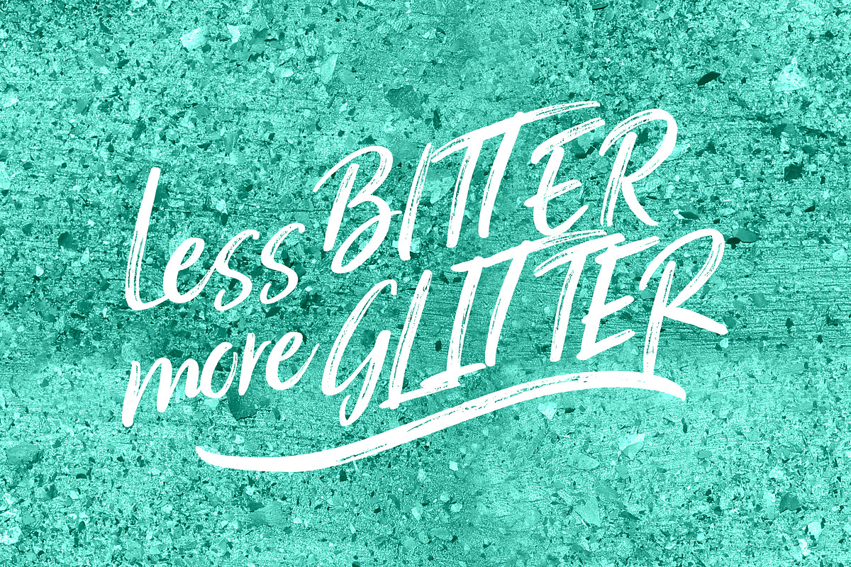 Black Star : 3 Sets + Sans, a Script Font by Rad Fonts (Photo 7 of 14)