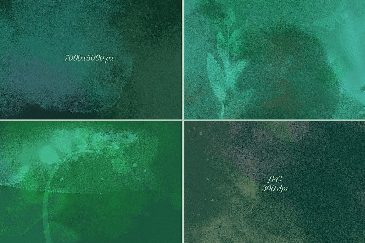 Mystical Botanical Backgrounds, a Background Graphic by Elena Pimonova (Photo 2 of 10)