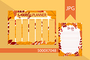 Autumn Planner Pages to Do List A4, a Templates & Theme by fancykeith (Thumbnail 1 of 2)
