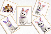 Watercolor Easter Clipart, an Illustration by DreamArtGraphic (Thumbnail 4 of 6)