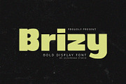Brizy - Display Sans, a Sans Serif Font by Alpaprana (Thumbnail 1 of 10)