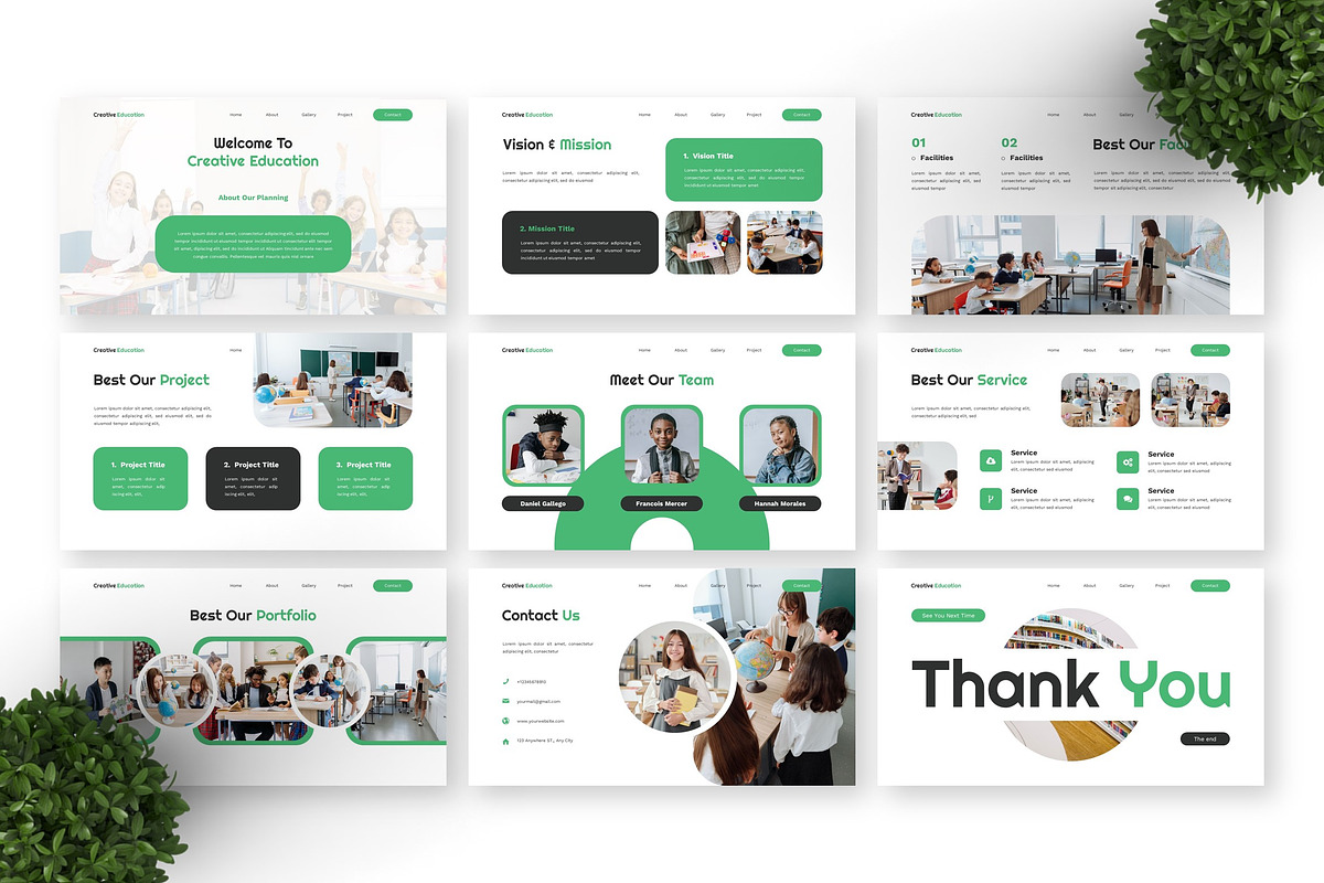 Creative Education - School PPT preview 2